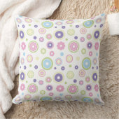 美しいパステルカラーの円パターン。 クッション (ブランケット)