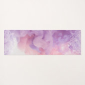 美しいパステルカラーマンダラ ヨガマット (裏面(横))