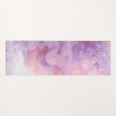 美しいパステルカラーマンダラ ヨガマット (正面(横))