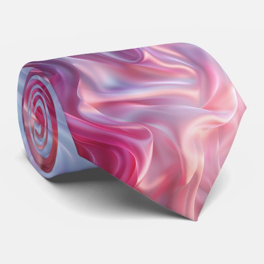 美しいパステルカラー エレガントなシルク効果 ネクタイ (ロール)