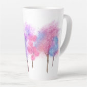 美しいパステルツリー カフェラテマグ (右アングル)