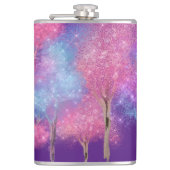 美しいパステルツリー フラスク (正面)