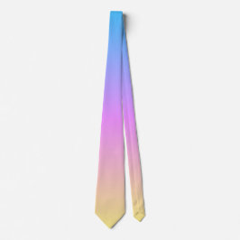 美しいパステルドリームカラーぼやけグラデーション ネクタイ