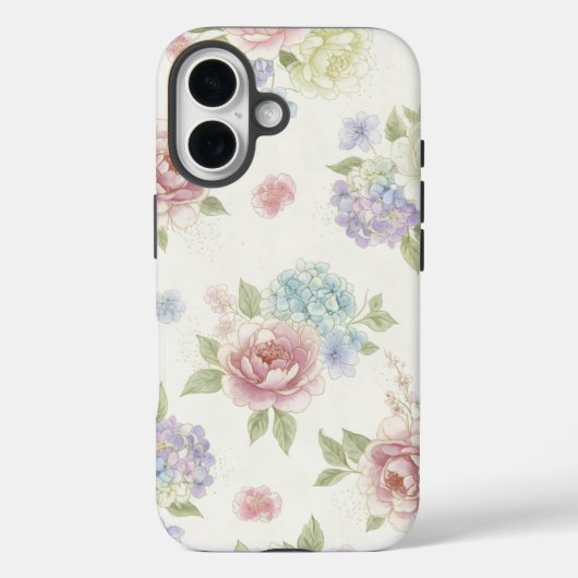 美しいパステルピオニー Case-Mate iPhoneケース (裏面)