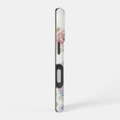 美しいパステルピオニー iPhone 16ケース (右側面)