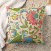 美しいパステルフローラウィラムエレガントモリス クッション (ブランケット)