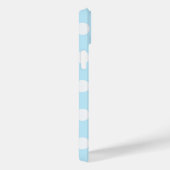 美しいパステルブルーとビッグ水玉模様 Case-Mate iPhoneケース (裏面 / 右)