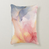 美しいパステルモザイクウォーターカラー装飾用クッション アクセントクッション (正面(垂直))