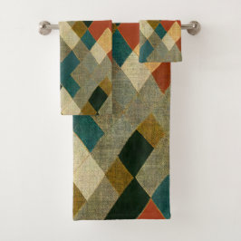 美しいパタカラフルーンモダンバスのタオルのセット バスタオルセット