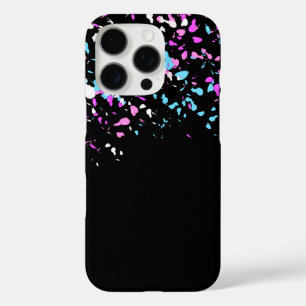 美しいパターンデザインオンブラック iPhone 16 PROケース