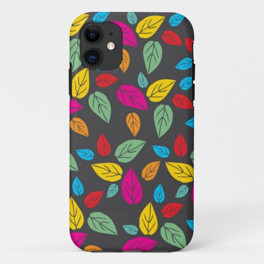 美しいパターン葉 Case-Mate iPhoneケース (裏面)