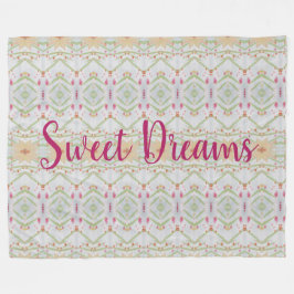 美しいパターン（の模様が）あるデザイン フリースブランケット