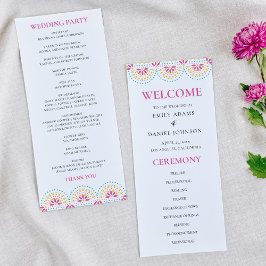 美しいパペルピカドメキシコ結婚式 プログラム