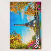 美しいパリ,フランス | エッフェル塔 ジグソーパズル (縦)