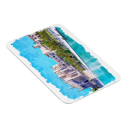 美しいパルマデマヨルカスペインバレアレス諸島 マグネット (右側)