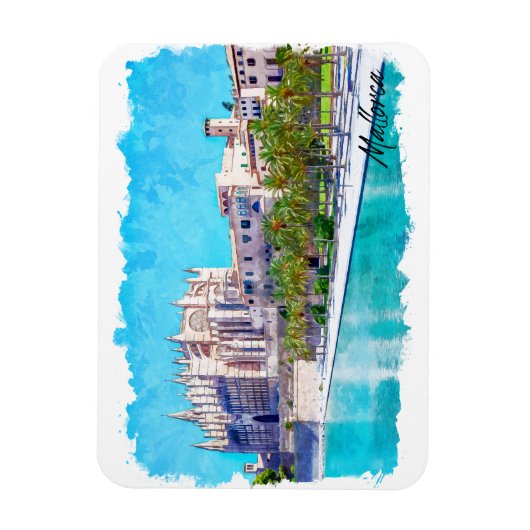 美しいパルマデマヨルカスペインバレアレス諸島 マグネット (縦)