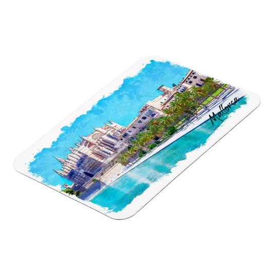 美しいパルマデマヨルカスペインバレアレス諸島 マグネット (左側)