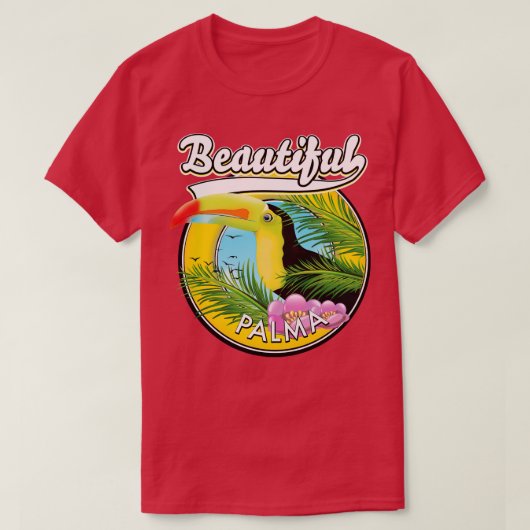 美しいパルマ Tシャツ (デザイン正面)