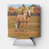 美しいパロミノクォーターホーススタリオン 缶クーラー (裏面)