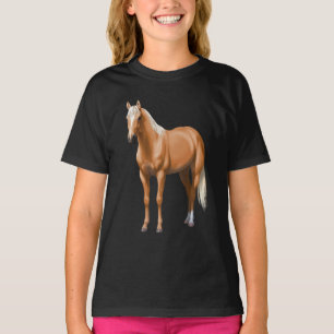 美しいパロミノクォーターホーススタリオン Tシャツ