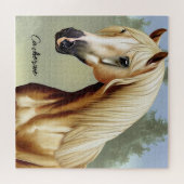 美しいパロミノホース ジグソーパズル (横)