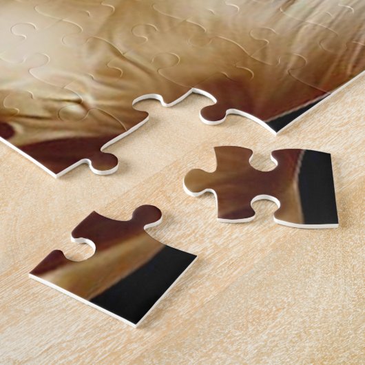 美しいパロミノホース ジグソーパズル (側面)