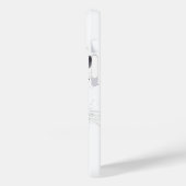 美しいパンサーフローラ紫の水彩画 Case-Mate iPhoneケース (裏面 / 左)