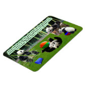 美しいパンダ聖なる書物、 経典マグネット詩編16:11 マグネット (左側)