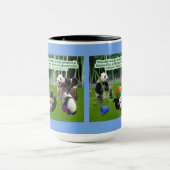 美しいパンダ聖なる書物、 経典詩篇16:11 マグカップ (中央)