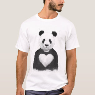 美しいパンダ Tシャツ