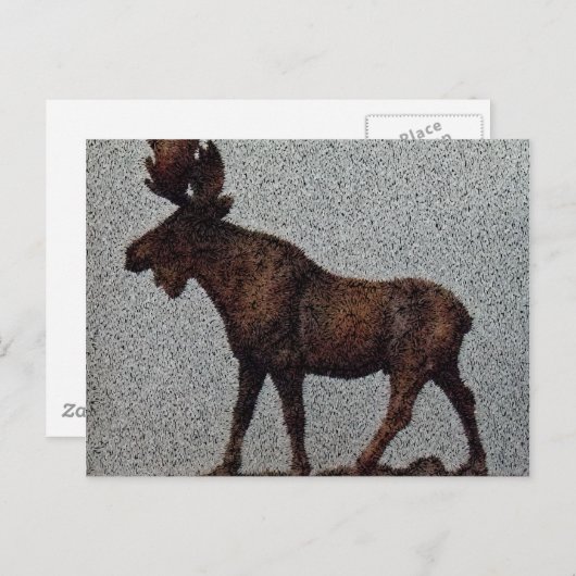 美しいパークシティのアメリカヘラジカのギア ポストカード (正面/裏面)