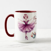 美しいパーソナライズされたくるみ割り マグカップ (左)