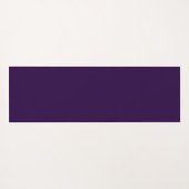 美しいパーソナライズされたアメジストクリスタルジオード ヨガマット (裏面(横))