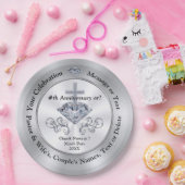 美しいパーソナライズされたキリスト教のパーティー用品 ペーパープレート (パーティー)