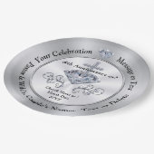 美しいパーソナライズされたキリスト教のパーティー用品 ペーパープレート (アングル)