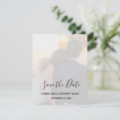 美しいパーソナライズされた写真日付の保存 (スタンド正面)