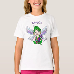 美しいパーソナライズされた妖精 Tシャツ