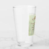 美しいパーソナライズされた母の詩 タンブラーグラス (右)