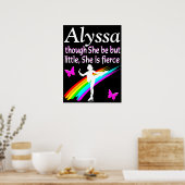 美しいパーソナライズされた激しいスケートのポスター ポスター (キッチン)