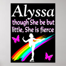 美しいパーソナライズされた激しいスケートのポスター