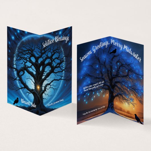 美しいパーソナライズされた至ミッドウィンターユール(キリスト降誕祭) (内部&外部)