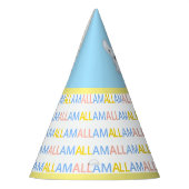 美しいパーティーラマ パーティーハット (左)