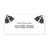 美しいパーティー結婚の鐘のアドレエレガントス セルフインキングスタンプ (デザイン)