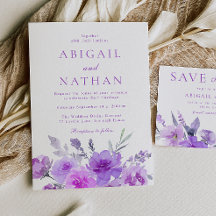 美しいパープル ラベンダー 花のウェディング