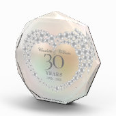 美しいパールのハート 30周年記念 フォトブロック (右)