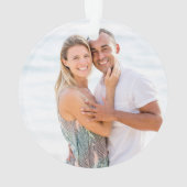 美しいパールの30周年記念写真 オーナメント (裏面)