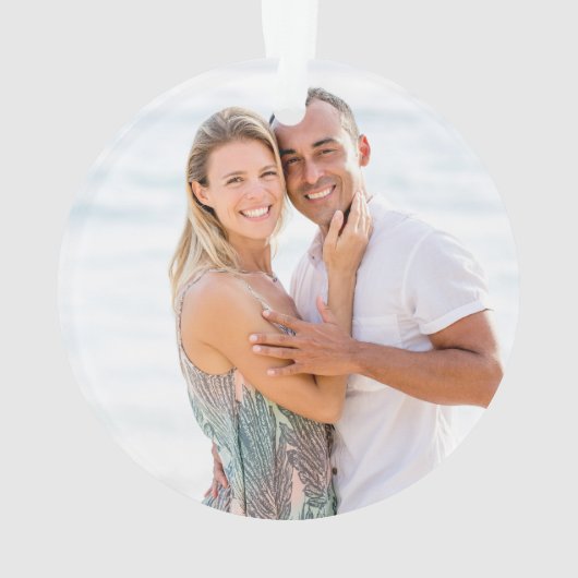 美しいパールの30周年記念写真 オーナメント (裏面)