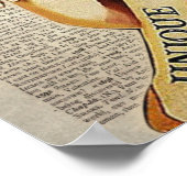 美しいヒッピーの女ユニークの子 ポスター (角)