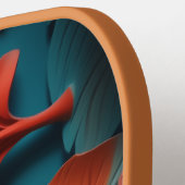 美しいヒビシカス ピックルボールラケット (左詳細)