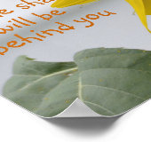 美しいヒマワリやる気を起こさせる ポスター (角)